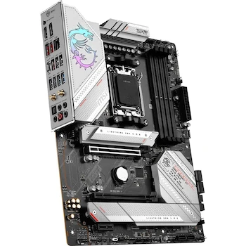 Imagen 5 de MSI MPG B650 EDGE WIFI - Placa Base ATX AMD AM5 Plata/Blanca para Procesadores Ryzen Serie 7000/8000/9000