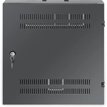 Imagen 3 de Intellinet 713689 Armario de Pared de Bajo Perfil 19" con Montantes Horizontales 4U y Verticales 2U Negro