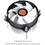 Miniatura de Thermaltake Gravity i2 CLP0556-D Low-Profile CPU Cooler 92mm Fan Aluminum Heatsink Intel LGA 1150/1151/1155/1156/1200 Black/White