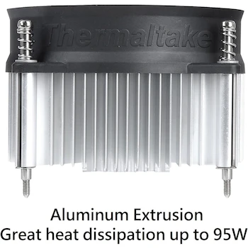 Imagen 5 de Thermaltake Gravity i2 CLP0556-D Low-Profile CPU Cooler 92mm Fan Aluminum Heatsink Intel LGA 1150/1151/1155/1156/1200 Black/White