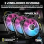 Miniatura de CORSAIR iCUE LINK XH505i RX360 RGB Kit de Refrigeración Personalizada Hydro X Series – Bloque XC7 ELITE, Bomba y Depósito XD6 ELITE, 3x RX120 RGB, Radiador XR5 360 mm, System Hub – Negro