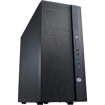 Imagen alusiva al producto Cooler Master N400 Series NSE-400-KKN2 Midnight Black Mid Tower ATX Computer Case, Dimensions 190 x 426 x 501.4 mm