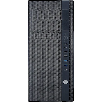 Imagen 2 de Cooler Master N400 Series NSE-400-KKN2 Midnight Black Mid Tower ATX Computer Case, Dimensions 190 x 426 x 501.4 mm