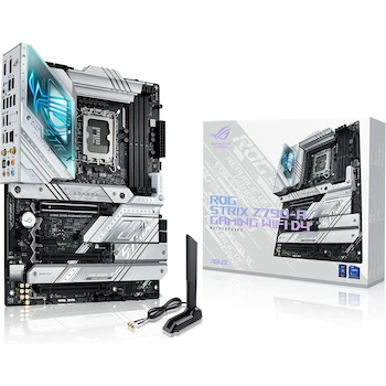Imagen de referencia para ASUS ROG Strix Z790-A Gaming WiFi D4 Tarjeta Madre Intel Z790 ATX DDR4 LGA1700 Blanca