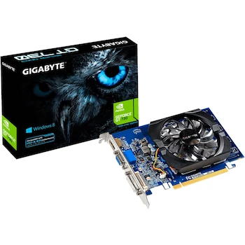Imagen alusiva al producto Tarjeta de Video Gigabyte GV-N730D3-2GI REV3.0 NVIDIA GeForce GT 730 2GB DDR3 64-bit Dual-Link DVI-D HDMI D-Sub PCI Express 2.0 Ultra Durable 2 Series Form Factor ATX Tamaño 167x115x27 mm