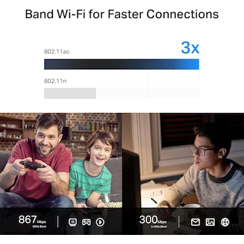 Imagen 3 de Tarjeta de Red Inalámbrica TP-Link Archer T5E AC1200 PCIe WiFi para PC con Bluetooth 4.2, Color Negro, Modelo Archer T5E, Serie Archer, Dimensiones 12.09 x 8.33 x 2.16 cm