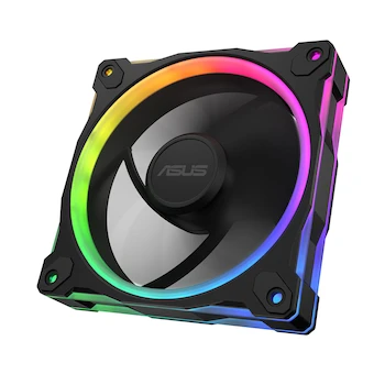 Imagen de referencia para ASUS Prime MR120 ARGB Ventilador Inverso Negro Paquete Individual 120mm x 28mm Marco Extra Grueso con 20 LED ARGB