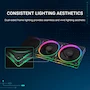 Miniatura de ASUS Prime MR120 ARGB Ventilador Inverso Negro Paquete Individual 120mm x 28mm Marco Extra Grueso con 20 LED ARGB