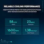 Miniatura de ASUS Prime MR120 ARGB Ventilador Inverso Negro Paquete Individual 120mm x 28mm Marco Extra Grueso con 20 LED ARGB