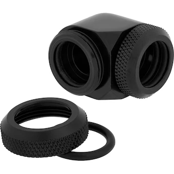 Imagen 3 de Corsair Hydro X Series XF Hardline 90° 14mm OD Fitting Individual Pack Negro