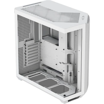 Imagen de referencia para APNX V1 White – Gabinete ATX Mid-Tower Blanco Minimalist RGB Gamer Torre para PC