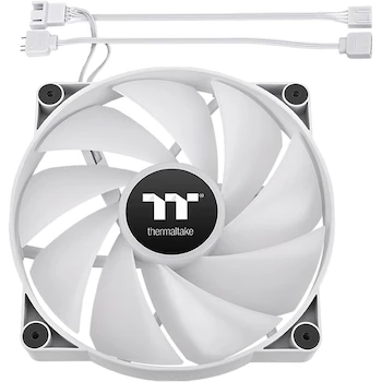 Imagen 4 de Thermaltake CT200 ARGB PWM Ventilador 200mm Blanco Un Solo Paquete Serie CT ARGB Sync 9 LED Direccionables