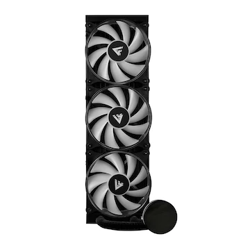 Imagen 2 de GAME FACTOR LQG700 Sistema de Enfriamiento Líquido 360mm RGB 3 Ventiladores 120mm Negro