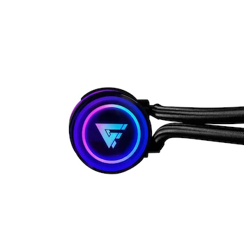 Imagen 3 de GAME FACTOR LQG700 Sistema de Enfriamiento Líquido 360mm RGB 3 Ventiladores 120mm Negro