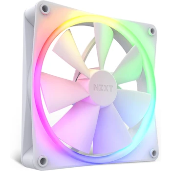 Imagen de referencia para NZXT F140 RGB Series 140mm Case Fan - Model RF-R14SF-W1 - White - Single Pack - Requires RGB Controller (Not Included)