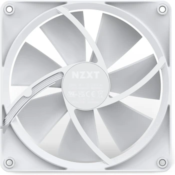 Imagen 5 de NZXT F140 RGB Series 140mm Case Fan - Model RF-R14SF-W1 - White - Single Pack - Requires RGB Controller (Not Included)