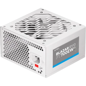 Imagen alusiva al producto Balam Rush Fuente de Poder para Ordenador de Escritorio 700W Gamer Serie Blazar EVO Modelo FT700EW Color Blanco Part Number ES-05004EB ASIN B0CKS5WZGP Formato ATX Altura 16 cm
