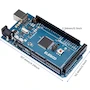 Miniatura de ELEGOO Mega 2560 R3 Tarjeta Placa Compatible con Arduino IDE con Microcontrolador Basada en ATmega2560 ATmega16U2 con USB Cable Azul Versión