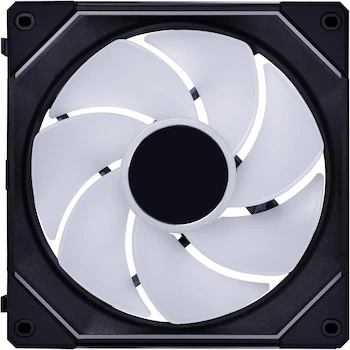 Imagen 4 de Lian Li UNI FAN SL-Infinity 140 Reverse Blade Paquete Único ARGB Cadena Espejo Infinito Sin Controlador Negro (14RSLIN1B)