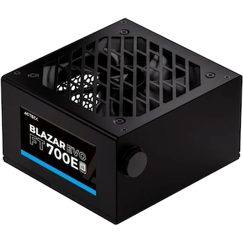 Imagen 4 de Acteck Balam Rush Blazar EVO Fuente de Poder ATX para PC Gamer 700W Modelo FT700E Color Negro Part Number ES-05004E