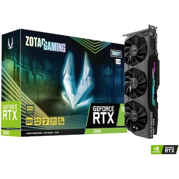 Imagen de referencia para ZOTAC Gaming GeForce RTX 3090 Trinity OC 24GB GDDR6X 384-bit 19.5 Gbps PCIe 4.0 IceStorm 2.0 Spectra 2.0 RGB ZT-A30900J-10P