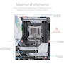 Miniatura de ASUS Prime X299-A II ATX Motherboard (Intel X299 Chipset, LGA 2066 Socket, DDR4 up to 4266 MHz, Max 256GB Memory, Black with Silver Accents, Size 30.5 cm x 24.4 cm)