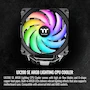 Miniatura de Thermaltake UX200 SE ARGB Lighting CPU Cooler CL-P105-AL12SW-A Snow Edition 120mm ARGB Tower Air Cooler 156.2mm Height 170W TDP