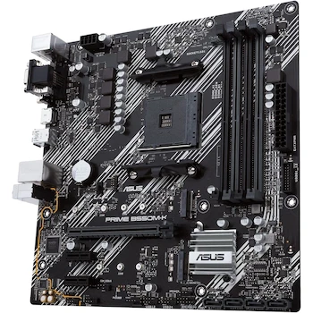 Imagen 5 de ASUS Prime B550M-K AMD AM4 Micro ATX Motherboard - Black