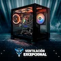 Miniatura de GAME FACTOR Gabinete CSG570 Fishtank Micro ATX, 2 Cristal Templado Frontal y Lateral, Sin Fuente, Color Negro
