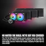 Miniatura de Thermaltake TH360 V2 Ultra ARGB Sync AIO Liquid Cooler - Radiador 360mm - 3 Ventiladores ARGB 120mm - Bloque de Agua LCD 2.1" - Negro - CL-W384-PL12SW-A