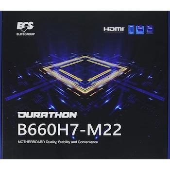 Imagen 3 de Tarjeta Madre ECS B660H7-M22 Intel B660 Socket LGA 1700 DDR4 Micro ATX Color Negro