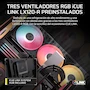 Miniatura de Corsair 3500X LX-R RGB iCUE Link Caja de PC Semitorre, Modelo CC-9011324-WW, Color Negro, Dimensiones 506x460x240 mm, Soporta Placas Base Mini-ITX a E-ATX, Capacidad hasta 10 Ventiladores 120mm, Bahías 2x3.5" y 2x2.5"