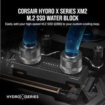 Imagen 5 de Corsair Hydro X Series XM2 M.2 SSD Water Block (2280) - Placa Fría de Cobre - Negro