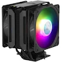Miniatura de Cooler Master MasterAir MA612 Stealth ARGB - Enfriador de Aire para CPU, Negro Jet Black, Dual SickleFlow 120 ARGB, 6 Heat Pipes, Serie MasterAir