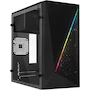 Miniatura de Acteck Gabinete KIOTO GC460 Micro ATX Mini Torre Fuente 500W Panel Acrílico RGB Negro USB 3.0 AC-933070