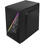 Miniatura de Acteck Gabinete KIOTO GC460 Micro ATX Mini Torre Fuente 500W Panel Acrílico RGB Negro USB 3.0 AC-933070