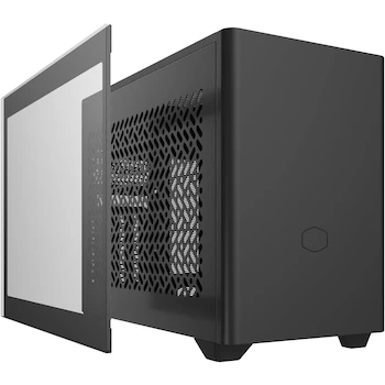 Imagen de referencia para Cooler Master NR200P V2 Mini-ITX Funda para PC, Vidrio Templado, Negro