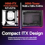 Miniatura de Cooler Master NR200P V2 Mini-ITX Funda para PC, Vidrio Templado, Negro