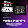 Miniatura de Cooler Master NR200P V2 Mini-ITX Funda para PC, Vidrio Templado, Negro