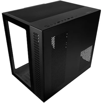 Imagen 4 de GAME FACTOR CSG700-BK Gabinete Gamer ATX Midi-Tower Fishtank Doble Cristal Templado Frontal y Lateral Compatible con Fuentes ATX Capacidad hasta 10 Ventiladores Filtro de Polvo Color Negro