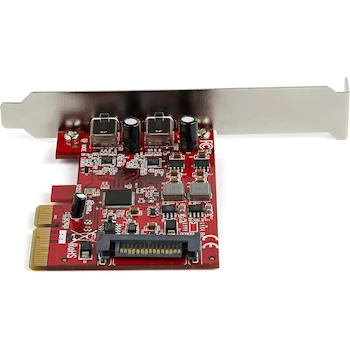 Imagen 3 de StarTech.com PEXUSB312C3 Tarjeta PCIe USB 3.1/3.2 Gen 2 con 2 Puertos USB-C 10Gbps Chipset ASM3142 PCIe Gen 3 x4