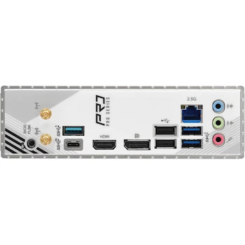 Imagen 3 de ASRock B860M Pro RS WiFi 6E Micro ATX Placa Base para Procesadores Intel Core Ultra Series 2 Socket LGA1851 Chipset Intel B860 Memoria DDR5 hasta 256GB 4 Ranuras DIMM Ranuras M.2 PCIe Puertos SATA3 LAN 2.5G Bluetooth 5.3