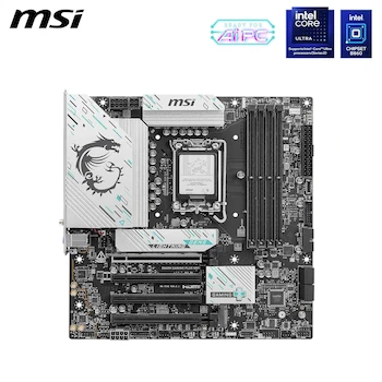 Imagen 2 de MSI B860M Gaming Plus WiFi mATX LGA 1851 Intel Core Ultra Series 2 DDR5 Wi-Fi 7