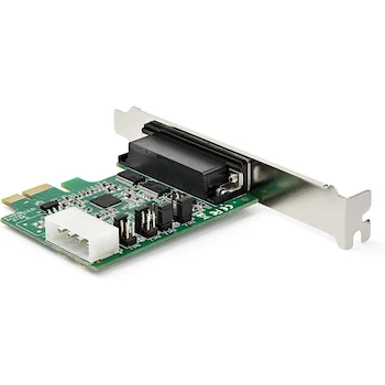 Imagen 3 de StarTech.com Tarjeta Adaptadora PCI Express RS232 Serial de 4 puertos - Tarjeta Controladora de Host Serial PCIe RS232 - Tarjeta PCIe a Serie DB9 - 16950 UART - Tarjeta de Expansión (PEX4S953), Dimensiones: 7.6 x 6.4 x 1.5 cm