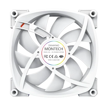Imagen 5 de Montech RX 140 ARGB Ventilador invertido 1600PWM (140 mm, blanco)