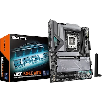 Imagen de referencia para GIGABYTE Z890 EAGLE WIFI7 Intel Core Ultra (Serie 2) Placa Base LGA 1851 ATX DDR5 Negro Matte
