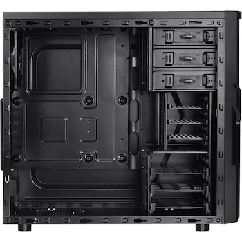 Imagen 3 de Thermaltake Versa H21 SPCC ATX - Chasis para Computadora (Torre Media, Modelo CA-1B2-00M1NN-00), Color Negro