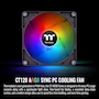Miniatura de Thermaltake CT120 ARGB Sync PC Cooling Fan (2-Pack), Black, Model: CL-F149-PL12SW-A, Size: 120 x 120 x 25 mm
