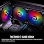 Miniatura de Thermaltake CT120 ARGB Sync PC Cooling Fan (2-Pack), Black, Model: CL-F149-PL12SW-A, Size: 120 x 120 x 25 mm