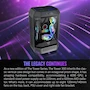 Miniatura de Thermaltake Tower 300 - Funda Micro ATX Negra con 2 Ventiladores CT de 140 mm Incluidos, Soporte Radiador hasta 420 mm, Kit de Soporte Chasis Opcional para Visualización Horizontal - CA-1Y4-00S1WN-00